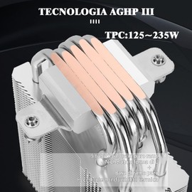 Thermalright Assassin King 120 SE CPU Air Cooler, AK120 SE, 5 Heatpipes, AGHP Technology TL-C12C PWM Quiet Fan CPU Cooler with S-FDB Bearing, for AMD AM4/AM5 Intel 1150/1151/1200/1700, PC Cooler
