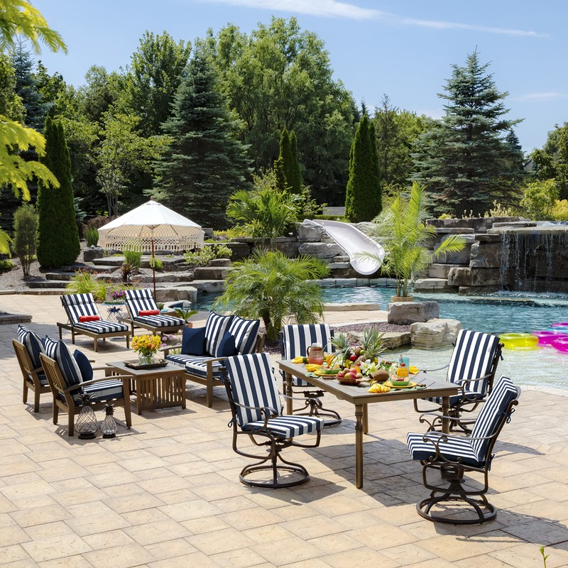 Arden Outdoor Deep Seat Cushion Set, 24 in x 24