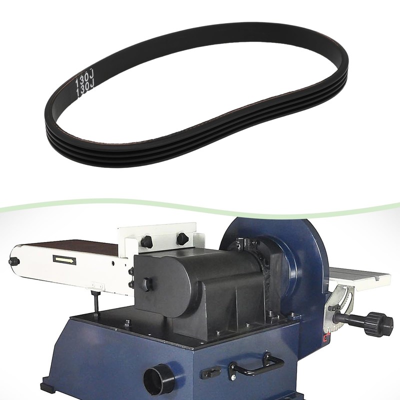 LT Easiyl 2Pcs Replacement Drive Belt 130J Pitch Line Length
