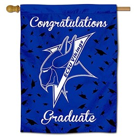 Elizabeth City State Vikings College Graduation Gift Banner Flag