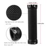 PLATT Bike Handlebar Grips with Aluminum Lock Non-Slip Rubber Bicycle