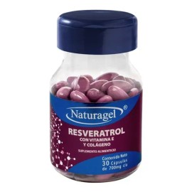 Resveratrol Vitamina Colágeno Cápsulas Naturagel Sabor