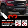 YOMIRACING for 2019-2024 RAM 1500 Front Tow Hook Cover,OEM Style