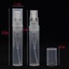LNYMZD 5Pcs Transparent Mini Spray Bottle, 2ml 3ml 5ml Empty