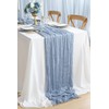 DROMCOM Cheesecloth Table Runner, 90 cm x 300 cm, Dusty