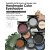 HOOMUSS Single Berry Eyeshadow Shimmer, Handmade Pressed Eyeshadow Palette Long