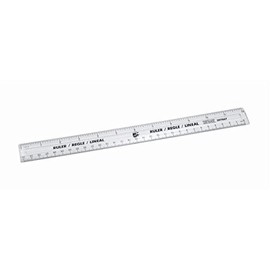 5 Star Ruler Plastic Shatter-resistant 300mm Clear [Pack of 10]