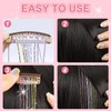 ZYXQZYX Hair Tinsel Kit Pack of 18 Pcs Hair Tinsel