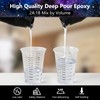 KISREL Deep Pour Epoxy Resin, KISREL 1.5Gallon Resin Epoxy Kit (2:1) for 2-4 Inch Pour DepthsBubble Free, Low Odour, Crystal Clear Casting Resin for Bar Tops, Table Tops, River Tables, Wood Fillers, Crafts