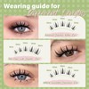 KEYYOU Fairy Lash Clusters Manga Lash Extension D Curl 144Pcs