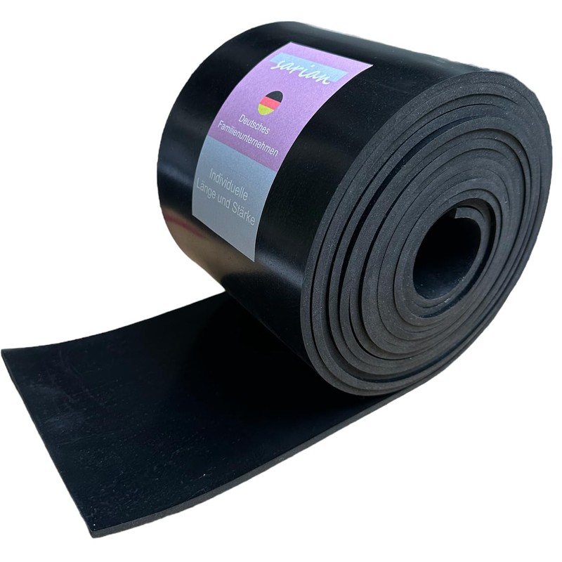 Rubber Strip - Thickness 5 mm Available in Various Sizes
