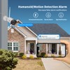Hiseeu [5MP+2-Way Audio] Outdoor Security Camera Waterproof Home Security CCTV