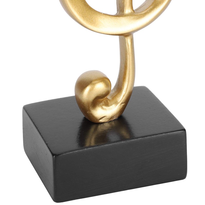 Hapivida Modern Decorative Sculptures, Music Note Statue, Music Figures, Sculpture,