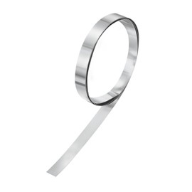 M METERXITY 1-Pack Aluminum Flashing, 3.3ft x 0.4" x 0.008" (LxWxT) Aluminum Flashing Roll, Roofing Metal Strip Sheet Roll for Weatherproofing Metal Roofing Panels