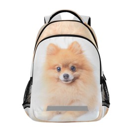 ALAZA Pomeranian Dog Backpacks Travel Laptop Daypack School Book Bag for Men Women Teens Kids