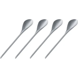 Alessi IL CAFFE'ALESSI Set of 4 Coffee Spoons, 4.3 x 13.5 x 17.5 cm, Silver