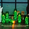 Nimiko Flickering Flameless LED Candles,Battery Operated Candles 9 Pcs with