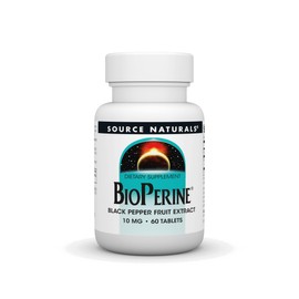 Source Naturals Source Naturals BioPerine, Black Pepper Fruit Extract - Promotes Nutrient Absorption* - 60 Tablets