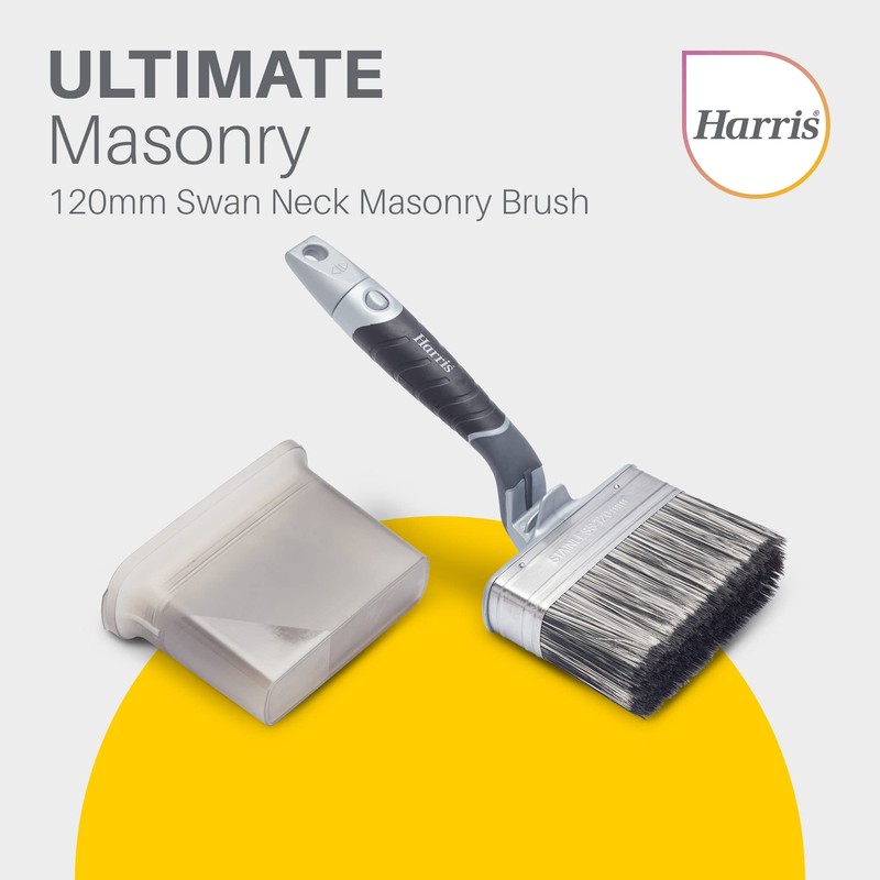 Harris 103081000 Swan Neck Masonry Paint Brush 100mm