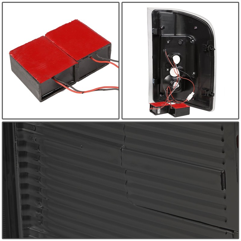 DNA MOTORING TL-CSIL07-LED-RD3D-CH-SM LED 3D Tail Light Assembly Driver &