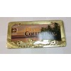 D&D EAGLE GOLD METAL LICENSE PLATE FRAME LPF-387G