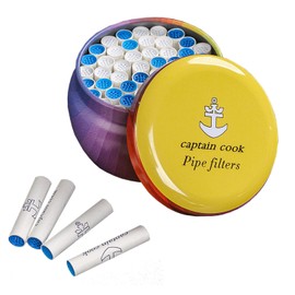 VOVCIG Premium Activated Carbon Filter Slim 9 mm [50 Filters] Coconut Shell Activated Carbon for Harmless Smoking