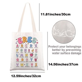 MYSOMY Maestra Tote Bag Spanish Teacher Gift Bilingual Teacher Gift Maestra Bilingual Shoulder Bag (eres UK)