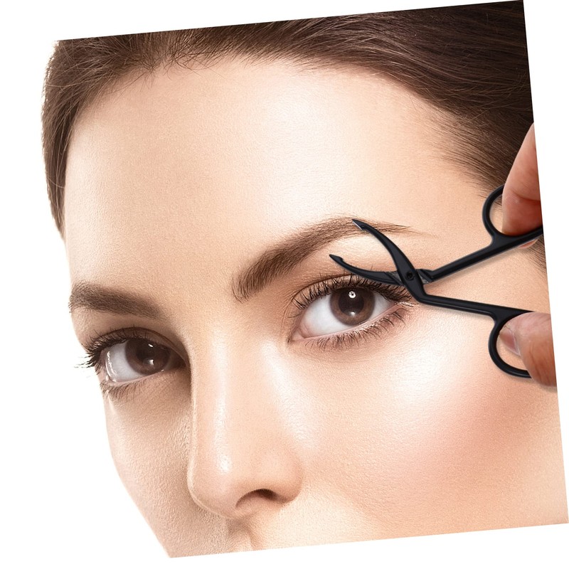 TOVINANNA 6pcs Eyebrow Clamp Tool Stainless Steel Tweezers Tools for