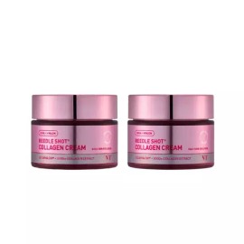 VT 리들샷 콜라겐 크림 기획 세트 2개 (크림x2+스틱파우치x3) VT Lethal Shot Collagen Cream Special Set of 2 (Cream x2 + Stick Pouch x3) [Lidulshot Collagen Cream Duo Set]