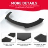 Dreamizer For VW Volkswagen Passat Sedan Gloss Black Front Bumper