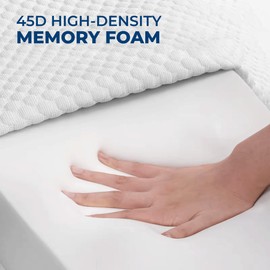 JEA&GEAN Cooling Cube Pillow for Neck and Shoulder - Soft Memory Cube Pillow - Cooling Cube Pillow for one Side Sleeper - Cube Pillow for Head, Neck and Spine, White