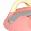 Kids Potty Training Seat Soft PU Cushion Splatter Proof Stable