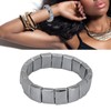 Terahertz Bracelet Rectangle Beads Enhance Physical Fitness Terahertz Healing Stone