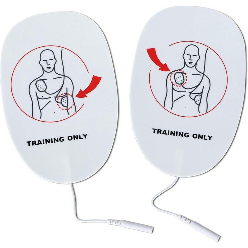 AED Trainer Pads, 5 Pairs XFT Replacement AED Electrode Pads