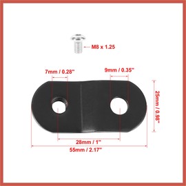 ACROPIX 1 Inch Motorcycle Gas Tank Rising Lift Kit Replacement Steel for Harley-Davidson Car Parts