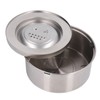 Dog Water Bowl Dispenser 304 Stainless Steel Spill Proof 3L