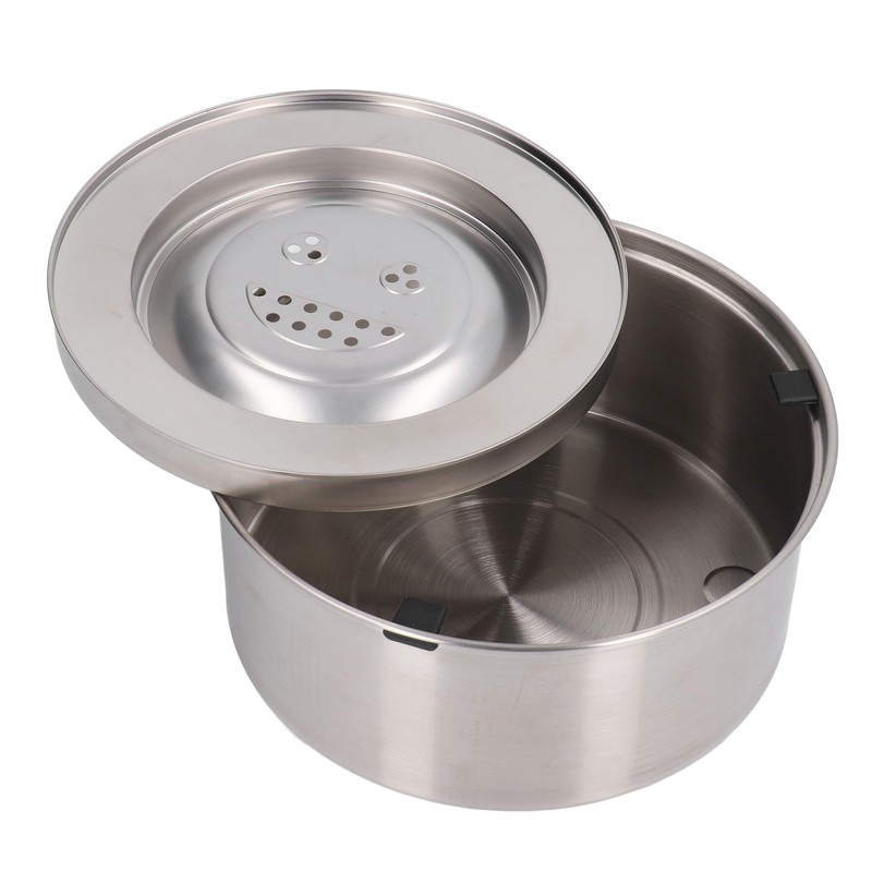 Dog Water Bowl Dispenser 304 Stainless Steel Spill Proof 3L