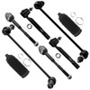 SCITOO 8pcs Front Suspension Kit Outer Inner Tie Rod End