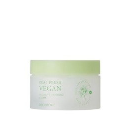Deoproce Real Fresh Vegan Intensive Crema Calmante 3.53 oz, Cuidado de la Piel Coreano, Larga Duración, Hidratante, Textura de Gel, Todo Tipo de Piel, Extractos de Plantas, Alantoína