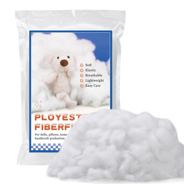 Nitlak 4.59oz/130g Premium Ployester Stuffing, Premium Polyester Fiber Fill, Fiber