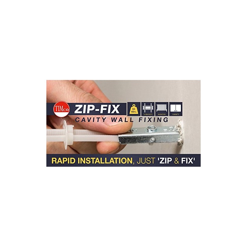Timco Zip-Fix Plasterboard Cavity Fixing (Bag of 10)