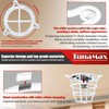 (6 Pack) TunaMax White Fire Sprinkler Head Cage Guard for