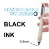 Craftsboys Gel Pens 0.5mm, Black Ink, Quick Drying, 6 Count,