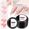 Extensión de Uñas 6pcs Gel Sólido Portátil Brillante Larga Duración