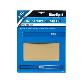 Blue Spot Tools 19851 Fine Sandpaper, Black, 230 x 280 mm
