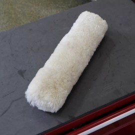 California Car Cover New 12" Genuine Sheepskin Ultra Soft Seat Belt Cover in Pearl Beige Finish SBC2P