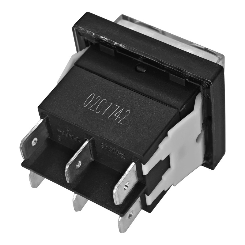 HY12-9-5 On Off On Rocker Switch (Pack of 2) -