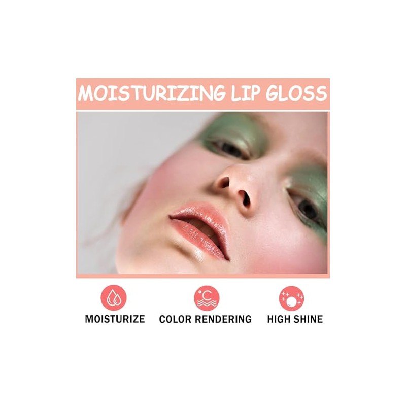 6 Piezas Lip Oil Tint Gloss Labial Permanente Rojo Labiales