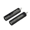 KunHe 2 Pack Black Rechargeable Keychain Flashlights