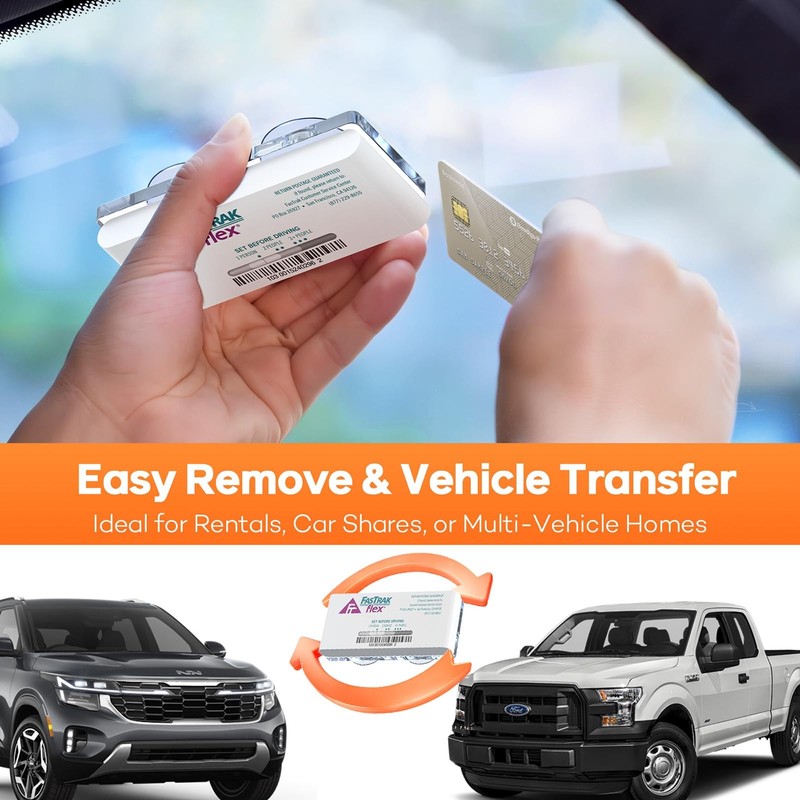 Magnetic FasTrak Flex Holder for Windshield – Custom Fit for
